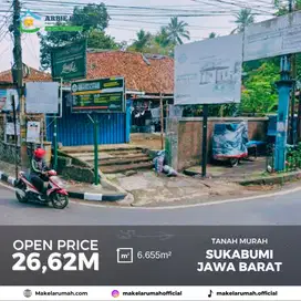 Dijual Cepat Murah Tanah Hook Di Jalan Raya Bhayangkara Sukabumi Kota