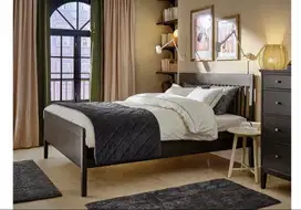 IKEA king size bed with mattress