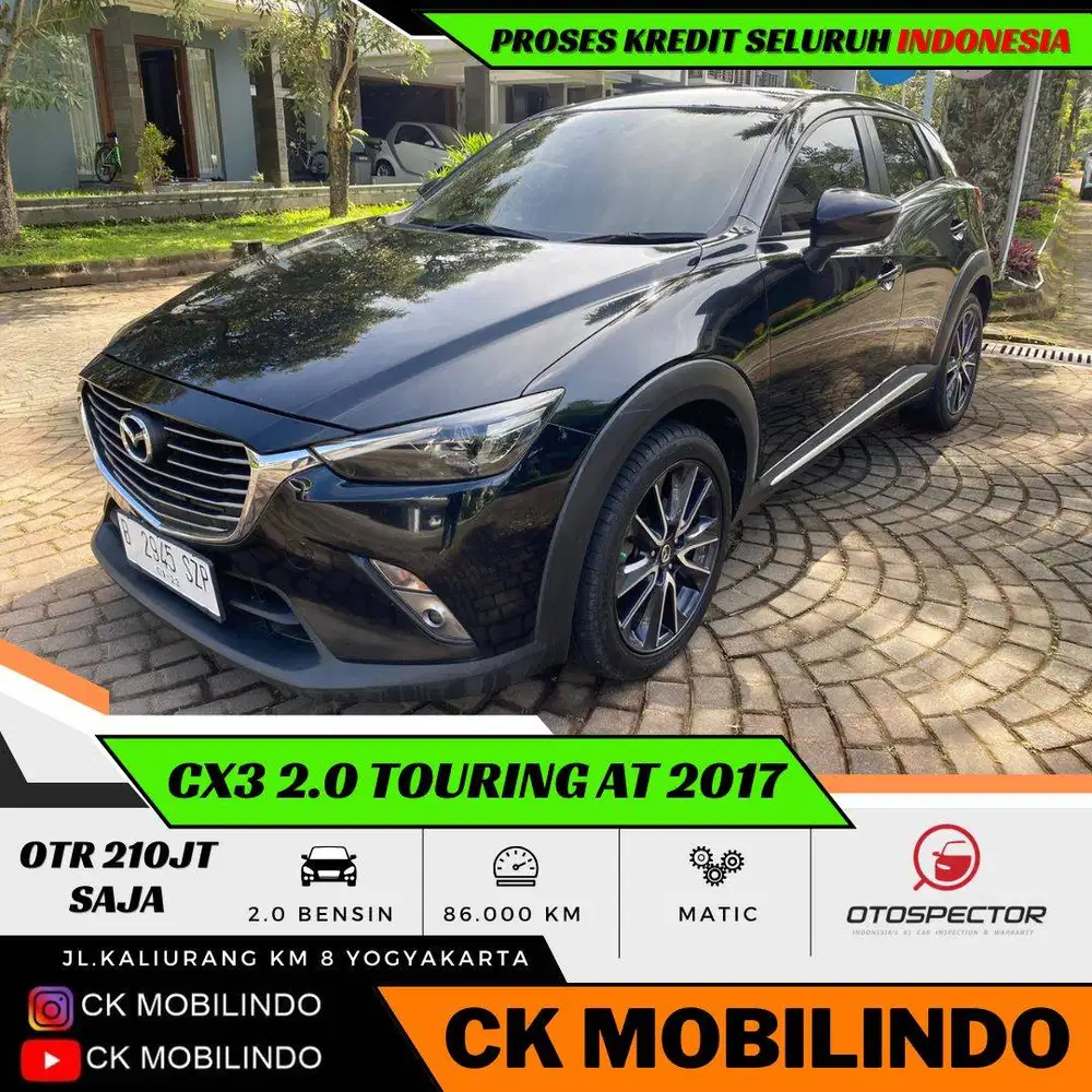 (Dp20jt) Mazda CX3 Touring Matic 2017 Terima Atas Nama Bisa Kredit