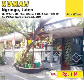 Dijual Rumah Keluarga di Ngringo, Jaten | 5KT, Dekat Kampus UNS