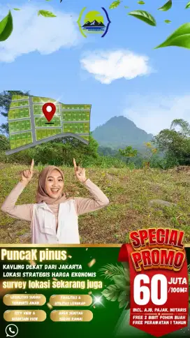 Tanah kavling lokasi strategis dekat jakarta 30 menit dari Cibubur 43