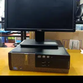 PC SIAP PAKAI DELL CORE I3 GEN4 RAM 4GB SSD 256 MONITOR 19 RA-ZT