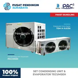 PAKET SET CDU DAN EVAPORATOR UNTUK CHILLER 5PK - UNIT TECUMSEH