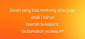 DICARA BABY SISTER, MOMONG ANAK 1 TAHUN