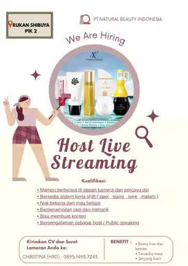 HOST LIVE STREAMING