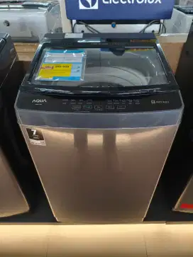 Mesin Cuci 1 Tabung Aqua 10 KG Cicilan Tanpa DP Gratis 2x Cicilan