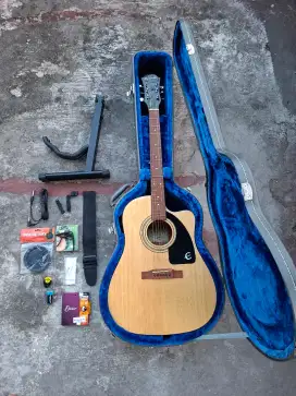 Gitar Akustik/Elektrik Epiphone J15 EC Fullset