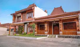 Rumah Seni Gaya Joglo di Jogja,Utk  Cocok Homestay atau Hunian Pribadi
