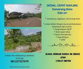 DJUAL Tanah Kavling Harga Dibawah NJOP Ngaliyan Semarang Kota