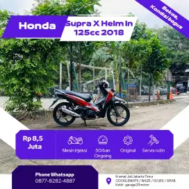Honda Supra x helm in 125cc pgm_fi Tahun 2018