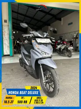 HONDA BEAT DELUXE 2024 LIKE NEW MASZEHH HIKMAH MOTOR KEPUH
