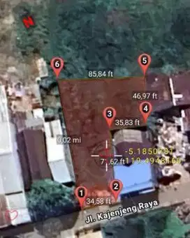 Dijual Tanah Makassar sekitar Jalan Tamangapa Raya, Jl Antang Raya