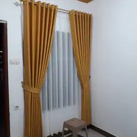Pembuat Tirai Gorden Jendela Gordyn Mewah Hordeng Terbaru Murah
