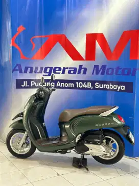 Honda New Scoopy Stylish Hijau keyless 2024