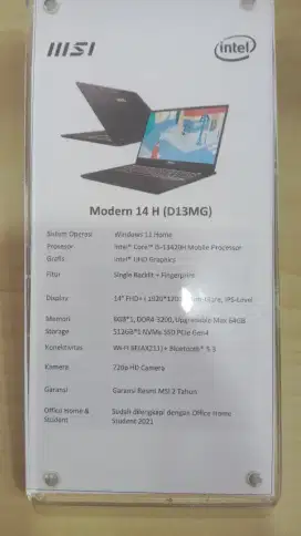 CICILAN LAPTOP MSI 64GB PROMO SPESIAL 0%FREE 1BKALI ANGSURAN
