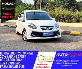 Tdp murah 7JT Honda Brio 1.2 E manual nik 2014 putih