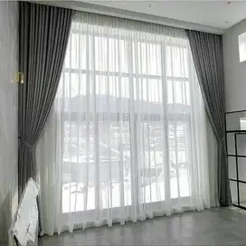 Cod Gorden Blackout Pasang Skat Klinik Hordeng Pintu Gordyn Vitrase