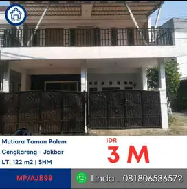 DIJUAL VIA AJB RUMAH DI PERUM MUTIARA TAMAN PALEM CENGKARENG  JAKBAR