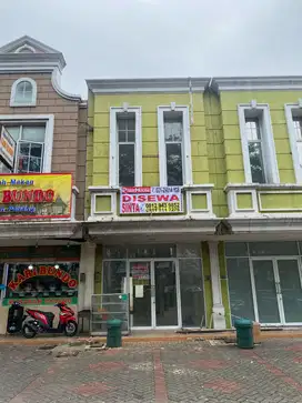 Disewa Ruko 2 Lantai Area Perbatasan Gading Serpong BSD Hadap Jalan