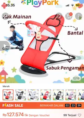 Bouncer Bayi (kursi goyang+mainan)