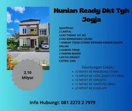 Djual Hunian Dekat Pusat Kota Jogja Palagan 2LT Dkt Monjali