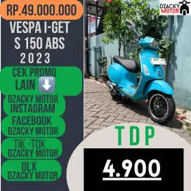 VESPA S 150 ABS I- GET 2023 SECOND LIKE NEW BERKUALITAS