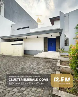 Harga BU! Rumah Baru di Cluster Emerald Cove Gading Serpong