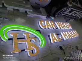 Huruf timbul akrilik free disain