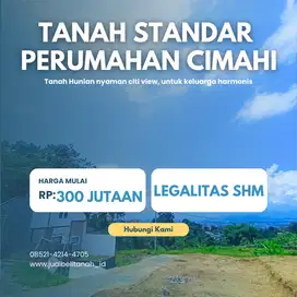 Jual Tanah Kavling Di Cimahi Luas Ideal SHM