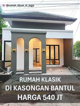 Rumah Siap Huni dekat Kampus UMY di Kasongan Bangunjiwo Jogja Selatan