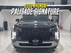 Hyundai Palisade 2.2 Signature 2023 Facelift Black on Red Diesel Hitam
