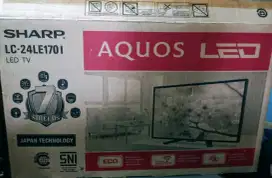 Jual tv 24in led Sharp. Analog