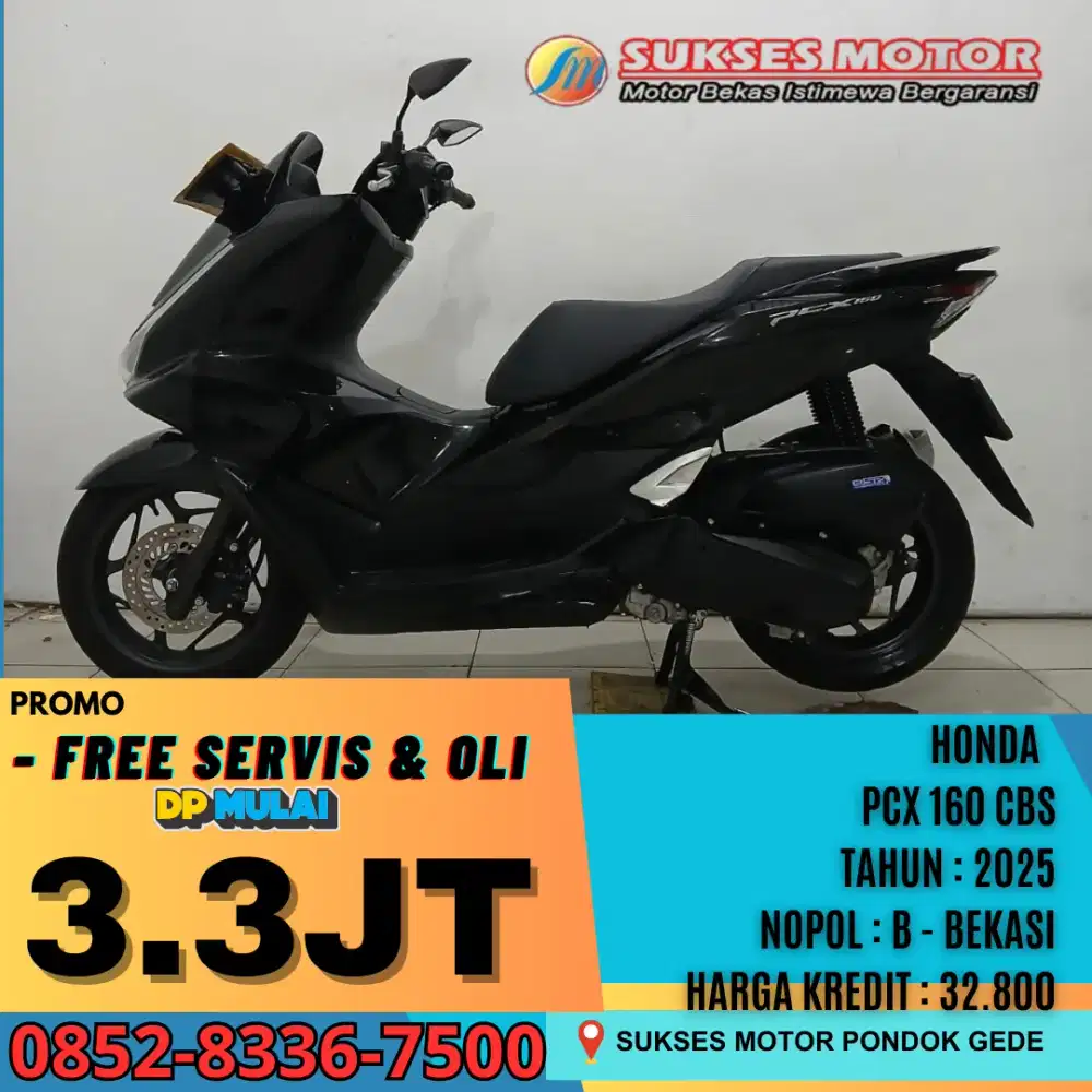 KM LOW HONDA PCX 160 CBS TAHUN 2025
