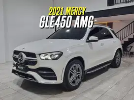 Mercedes Benz GLE450 AMG 2021 White on Black Mercy GLE 450 Putih