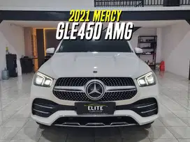 Mercedes Benz GLE450 AMG 2021 White on Black Mercy GLE 450 Putih
