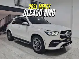 Mercedes Benz GLE450 AMG 2021 White on Black Mercy GLE 450 Putih