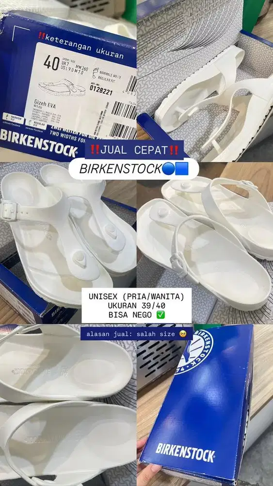BIRKENSTOCK ORI - JUAL RUGI