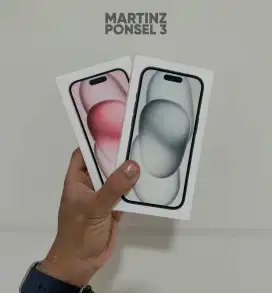 iPhone 15 128GB Garansi resmi 1 Tahun. Baru - Segel