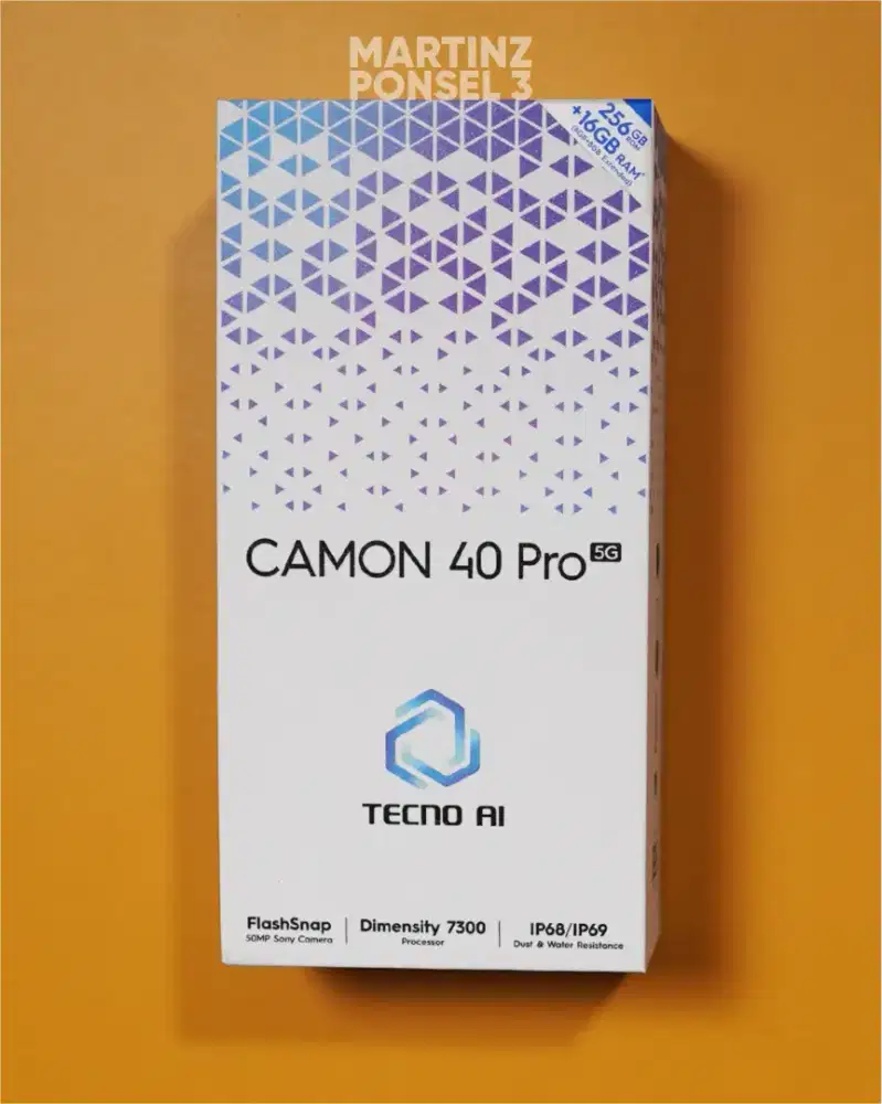 Tecno Camon 40 Pro 5G 8/256 Garansi resmi 1 Tahun