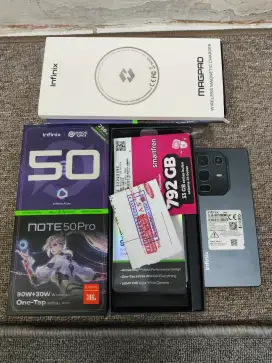 INFINIX NOTE 50 PRO 5G 8/256 FULLSET SIAP PAKAI