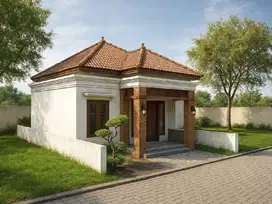 Tawangsari Pengasih, Rumah Jogja Bali Style Dekat Stasiun Wates