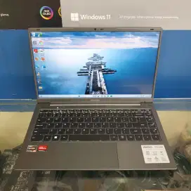 Axioo Hype 5 AMD X5 Ryzen 5-5560U Ram-8GB SSD-256GB 14inchi FHD Mulus