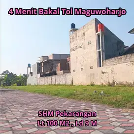 Dijual Tanah Sleman Dekat Bakal Tol Maguwoharjo SHM Pekarangan