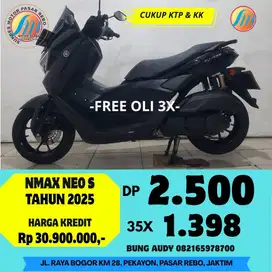 YAMAHA NMAX NEO S TAHUN 2025 BERGARANSI, MESIN HALUS, BODI MULUS