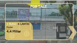 RUKO 2 LANTAI SIAP HUNI STRATEGIS DI RINGROAD MEDAN KOTA