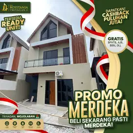Rumah Skandianvian 2 Lantai Siap Huni Dekat Jebres di Bosstania Triyag