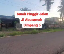 Dijual Tanah KM5 Pinggir Jalan Raya luas 530m
