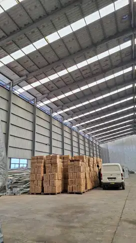 Gudang Bagus Ceiling Tinggi Akses 40 Ft di Tambun Bekasi