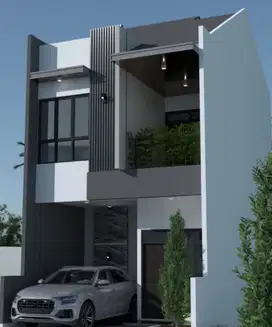 RUMAH MODERN 2LANTAI DEKAT LRT KELAPA DUA WETAN CIRACAS JAKARTA TIMUR