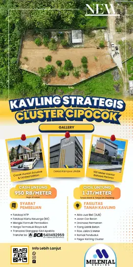 TANAH KAVLING MURAH CIPOCOK